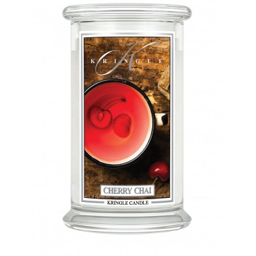 Duża świeca Cherry Chai Kringle Candle