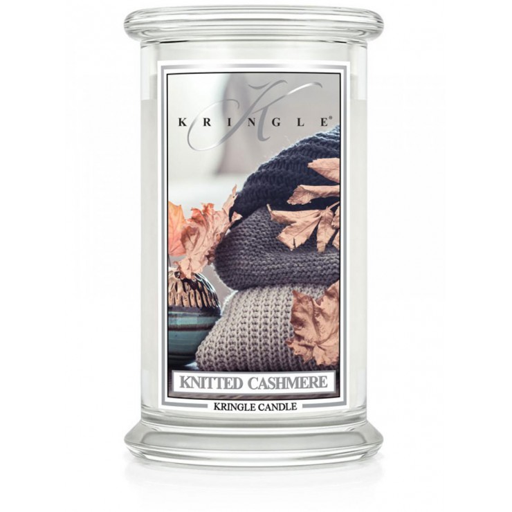 Duża świeca Knitted Cashmere Kringle Candle Duża świeca Knitted Cashmere Kringle Candle