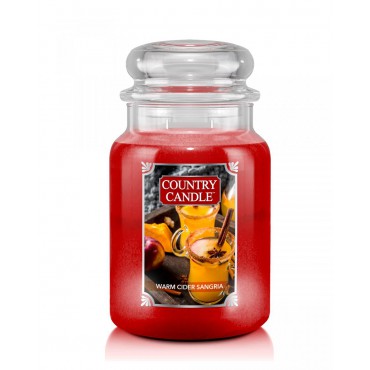 Duża świeca Warm Cider Sangria Country Candle