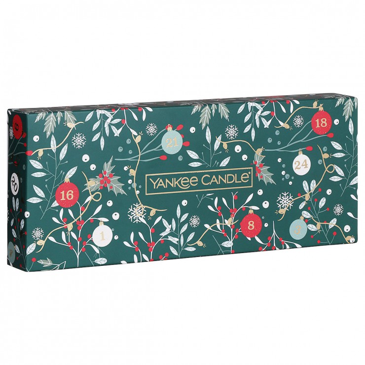 Countdown To Christmas - zestaw 10 zapachowych tealights + świecznik Yankee Candle Countdown To Christmas - zestaw 10 zapachowych tealights + świecznik Yankee Candle