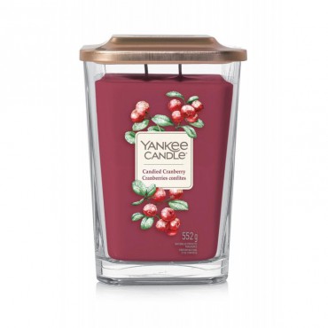 Elevation duża świeca Candied Cranberry Yankee Candle