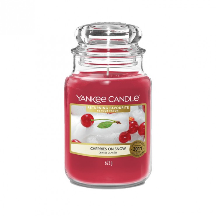 Duża świeca Cherries On Snow Yankee Candle Duża świeca Cherries On Snow Yankee Candle