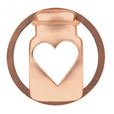 Nakładka na słoik Rose Gold Illumalid - Jarcon Yankee Candle
