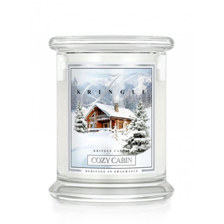 Średnia świeca Cozy Cabin Kringle Candle Średnia świeca Cozy Cabin Kringle Candle