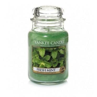Duża świeca Fresh Mint Yankee Candle