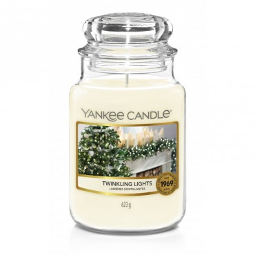Duża świeca Twinkling Lights Yankee Candle