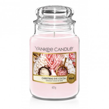 Duża świeca Christmas Eve Cocoa Yankee Candle