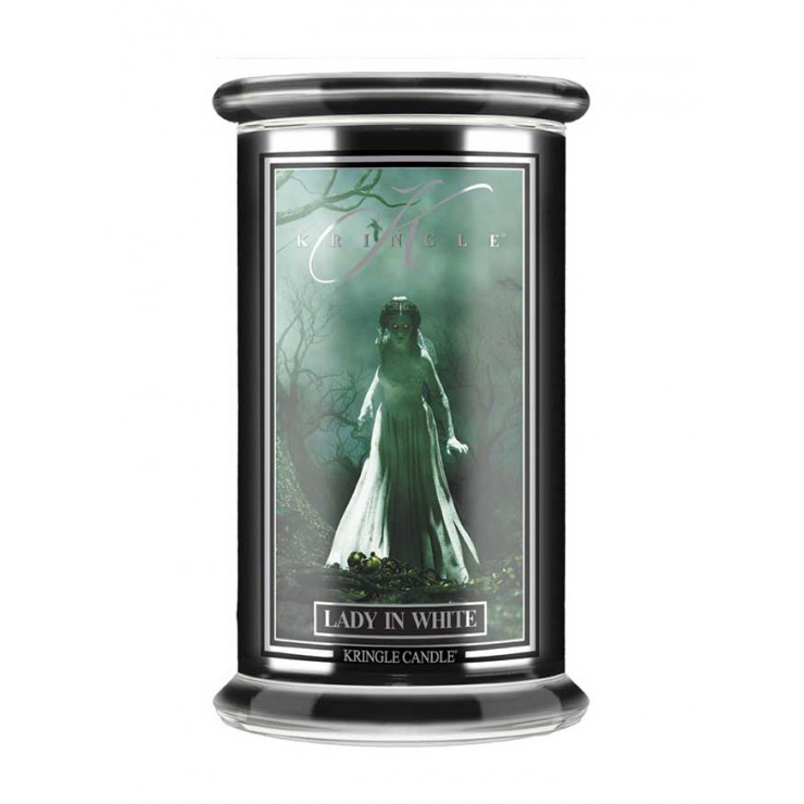 Duża świeca Lady in White Kringle Candle Duża świeca Lady in White Kringle Candle