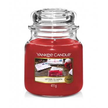 Średnia świeca Letters To Santa Yankee Candle