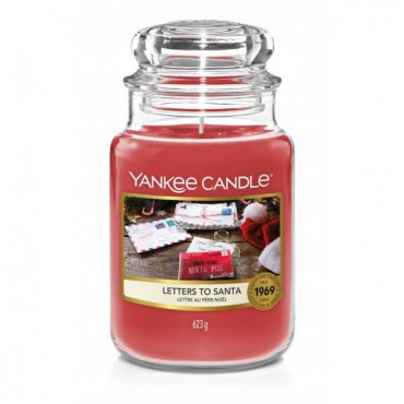 Duża świeca Letters To Santa Yankee Candle