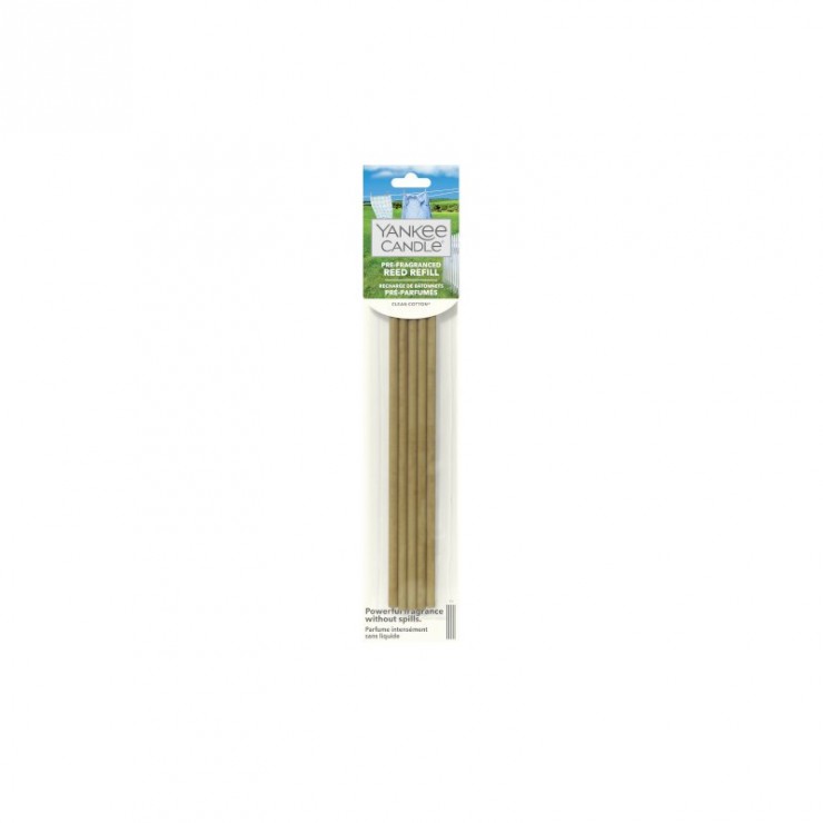 Pałeczki nasączone zapachem - uzupełniacz Clean Cotton Yankee Candle Pałeczki nasączone zapachem - uzupełniacz Clean Cotton Yankee Candle