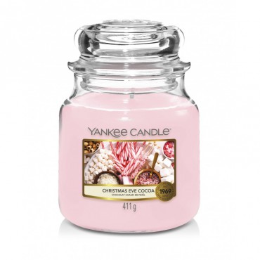 Średnia świeca Christmas Eve Cocoa Yankee Candle