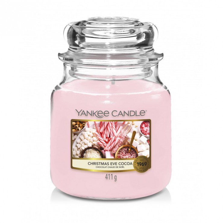 Średnia świeca Christmas Eve Cocoa Yankee Candle Średnia świeca Christmas Eve Cocoa Yankee Candle