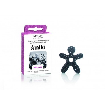 Zapach do samochodu Niki wkład Silky Rose Mr & Mrs Fragrance