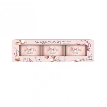 Świeca mini 3 pack Pink Sands Yankee Candle