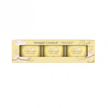 Świeca mini 3 pack Vanilla Cupcake Yankee Candle