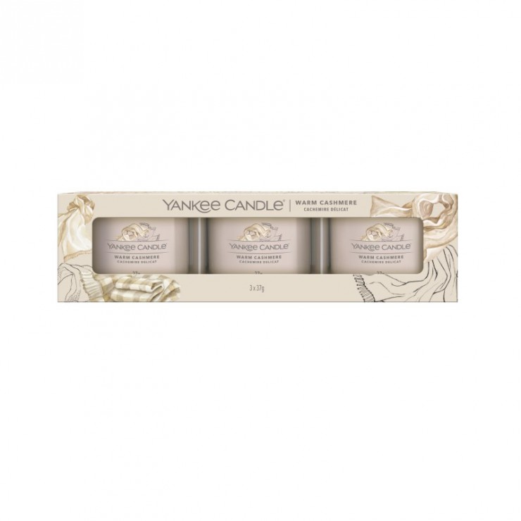 Świeca mini 3 pack Warm Cashmere Yankee Candle Świeca mini 3 pack Warm Cashmere Yankee Candle