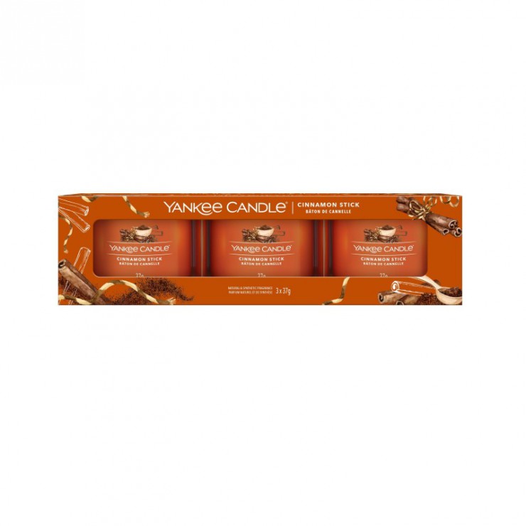 Świeca mini 3 pack Cinnamon Stick Yankee Candle