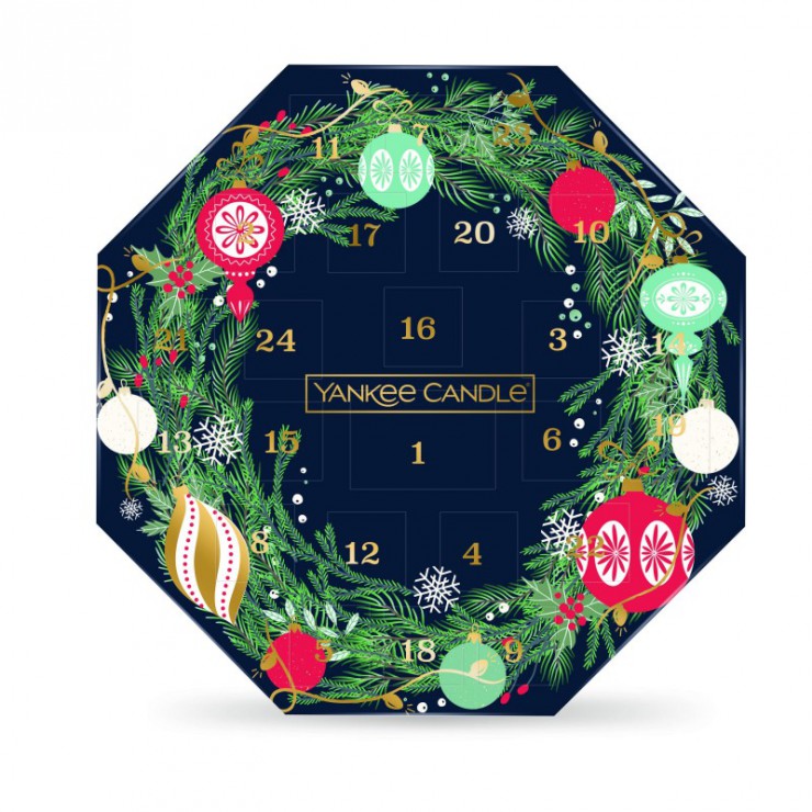 Countdown To Christmas - kalendarz adwentowy wieniec Yankee Candle