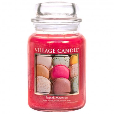Duża świeca French Macaron Village Candle