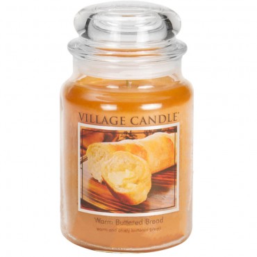 Duża świeca Warm Buttered Bread Village Candle