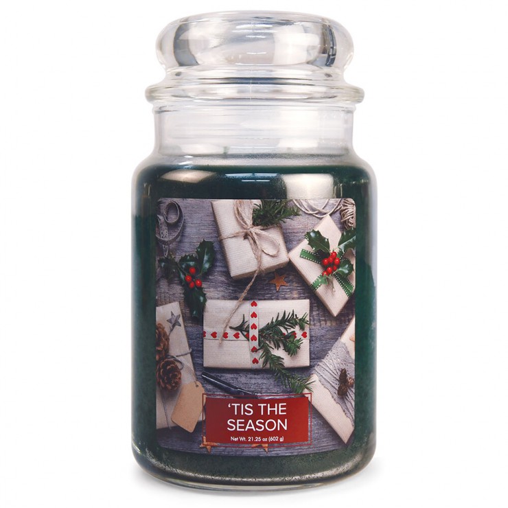 Duża świeca 'Tis the Season Village Candle Duża świeca 'Tis the Season Village Candle