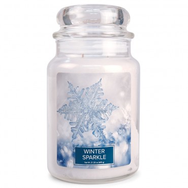 Duża świeca Winter Sparkle Village Candle