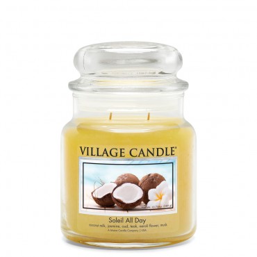 Średnia świeca Soleil All Day Village Candle