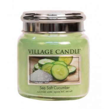 Średnia świeca Sea Salt Cucumber Village Candle