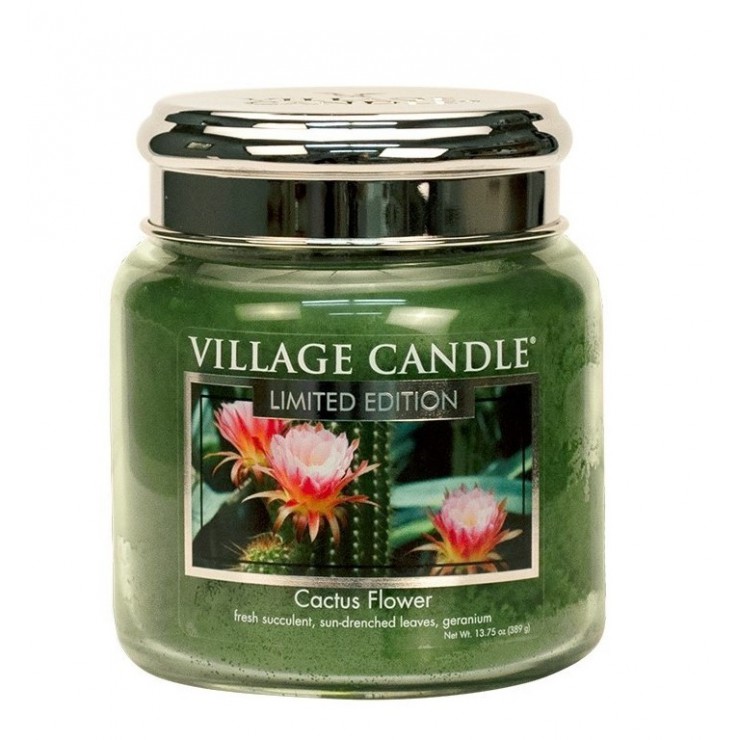 Średnia świeca Cactus Flower Village Candle Średnia świeca Cactus Flower Village Candle