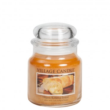 Średnia świeca Warm Buttered Bread Village Candle