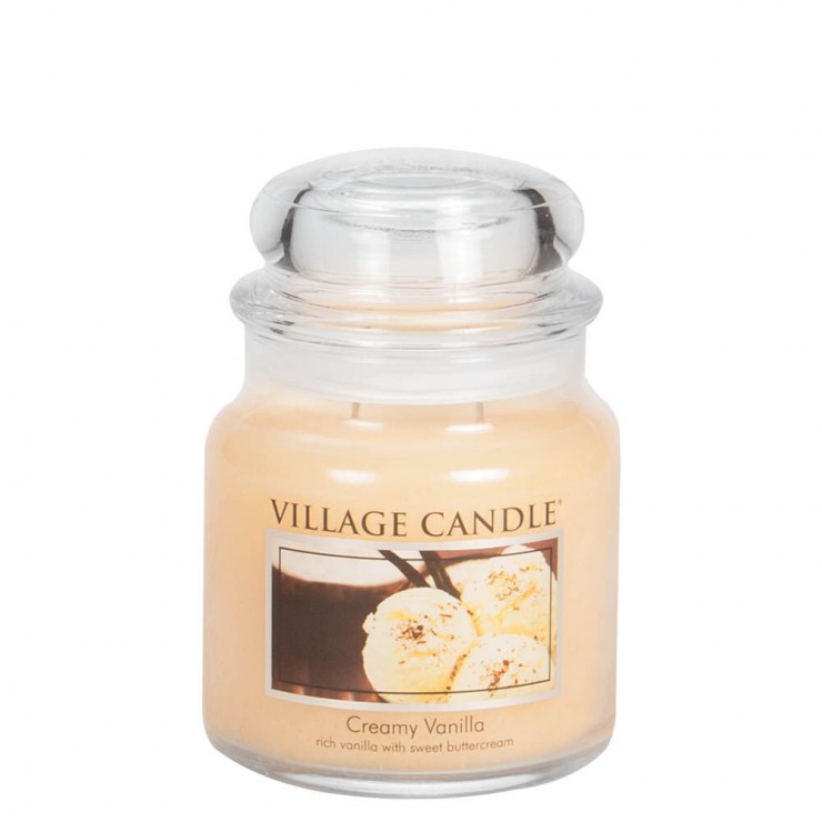 Średnia świeca Creamy Vanilla Village Candle Średnia świeca Creamy Vanilla Village Candle