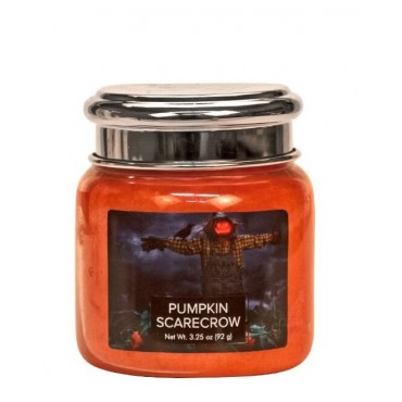 Mała świeca Pumpkin Scarecrow Village Candle