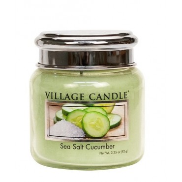 Mała świeca Sea Salt Cucumber Village Candle