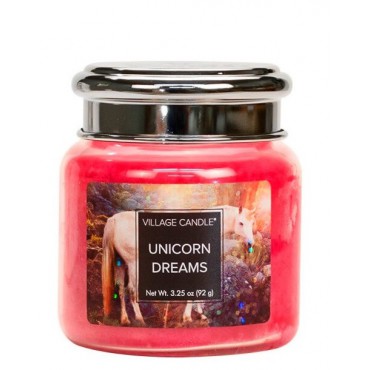 Mała świeca Unicorn Dreams Village Candle