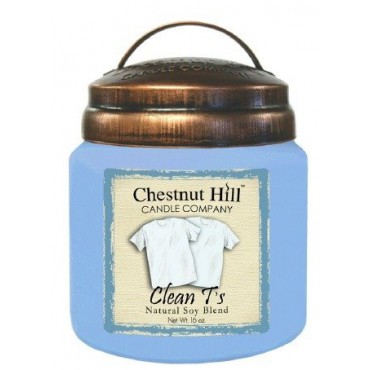Duża świeca Clean T's Chestnut Hill