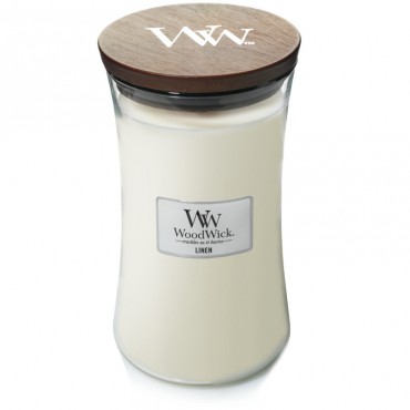 Duża Świeca Linen WoodWick