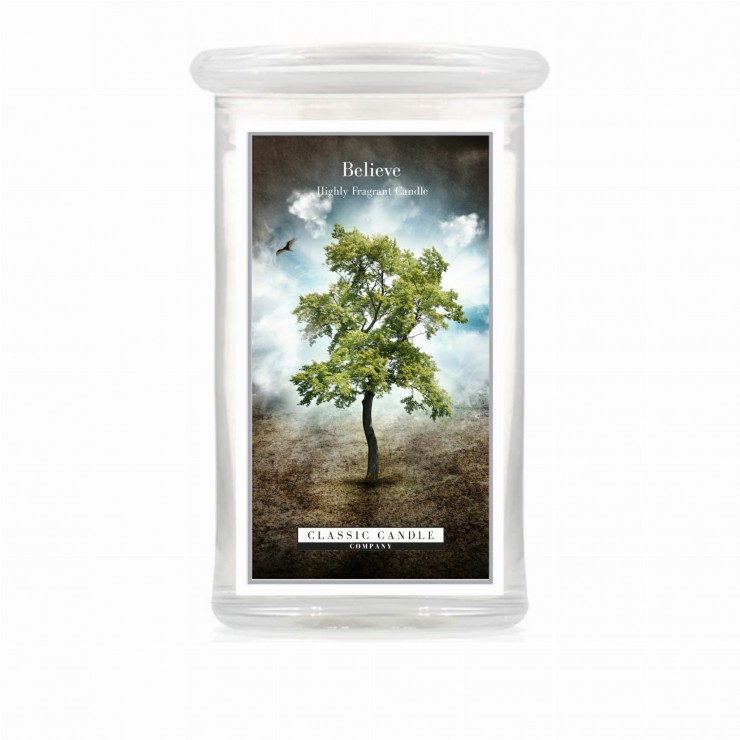 Duża świeca Believe Classic Candle