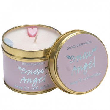 Świeca zapachowa w puszce Śnieżny Anioł Bomb Cosmetics