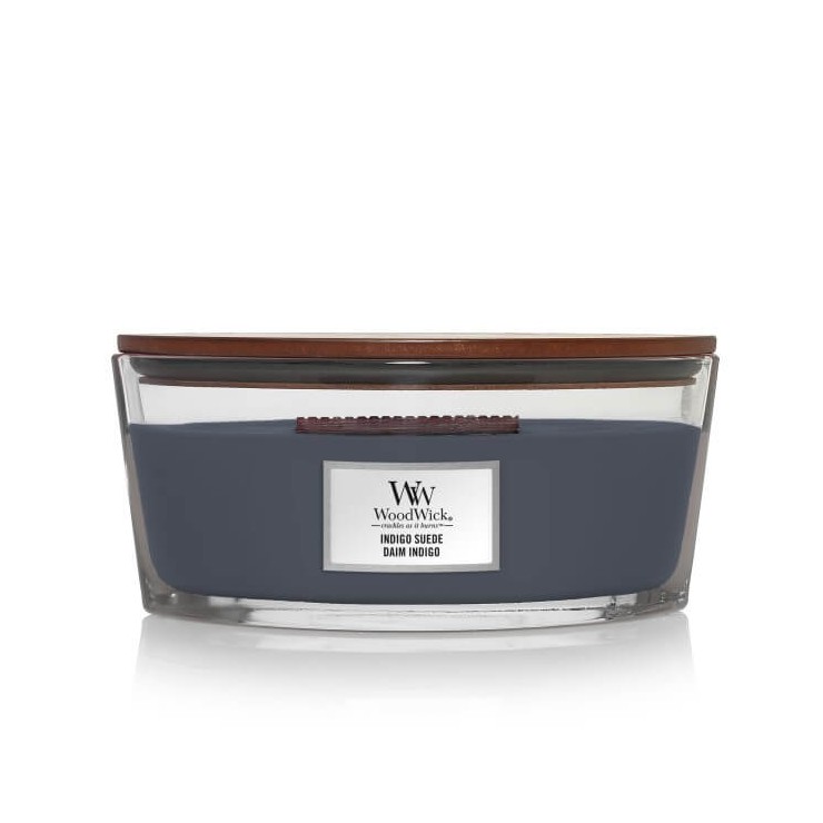 Świeca Hearthwick Indigo Suede WoodWick Świeca Hearthwick Indigo Suede WoodWick