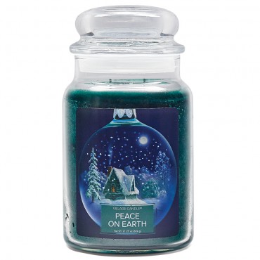 Duża świeca Peace on Earth Village Candle