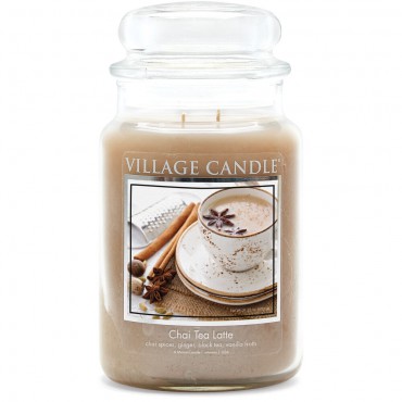 Duża świeca Chai Tea Latte Village Candle