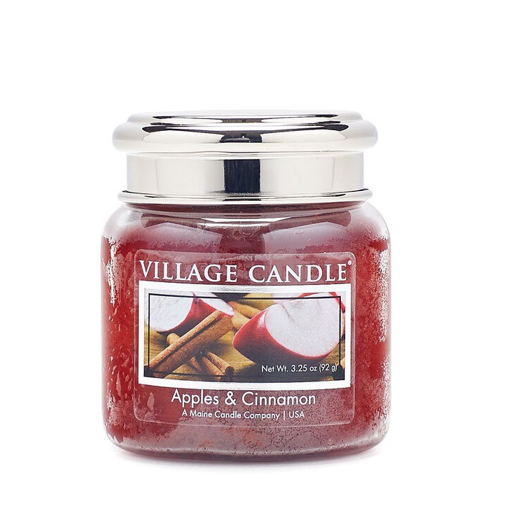 Mała świeca Apples & Cinnamon Village Candle