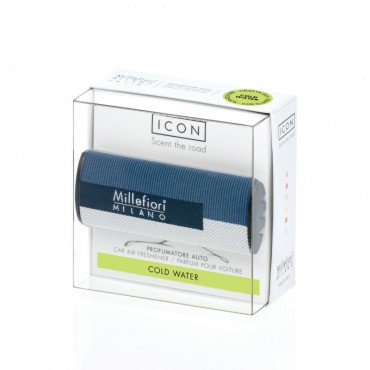 Odświeżacz do samochodu Car Icon Textile Geometric Cold Water Millefiori Milano