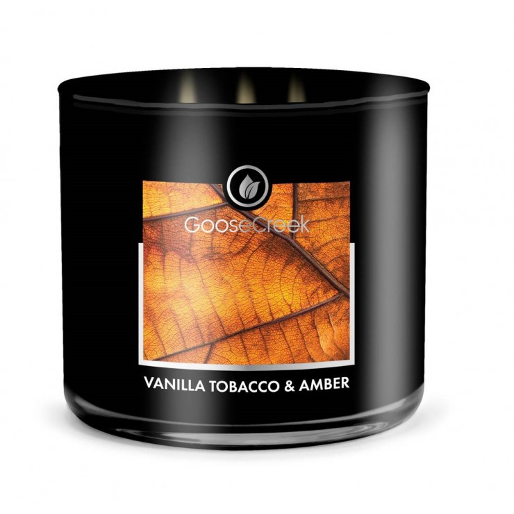 Świeca Tumbler FOR MEN Vanilla Tobacco & Amber Goose Creek Candle Świeca Tumbler FOR MEN Vanilla Tobacco & Amber Goose Creek Candle