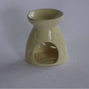 Kominek ceramiczny A4423 żółty