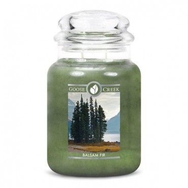Duża świeca Balsam Fir Goose Creek Candle