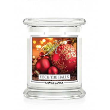 Średnia świeca Deck The Halls Kringle Candle