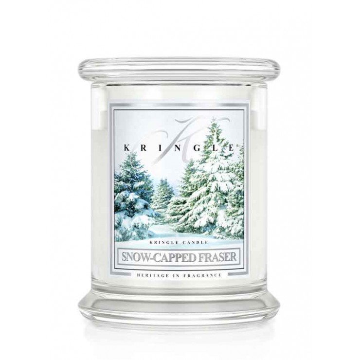 Średnia świeca Snow Capped Fraser Kringle Candle Średnia świeca Snow Capped Fraser Kringle Candle