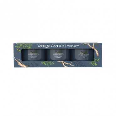 Świeca mini 3 pack Bayside Cedar Yankee Candle